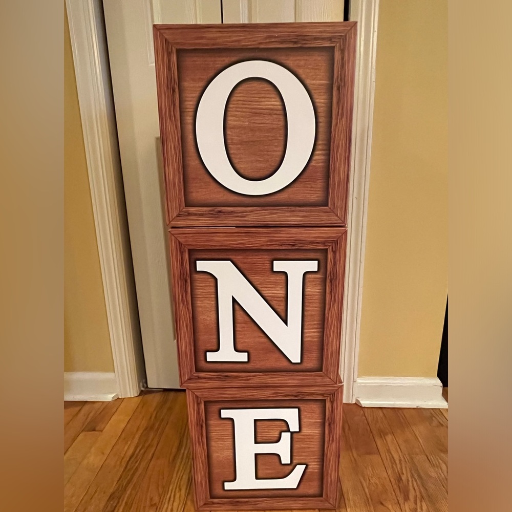 3pcs Brown Boxes for baby shower or birthday parties.